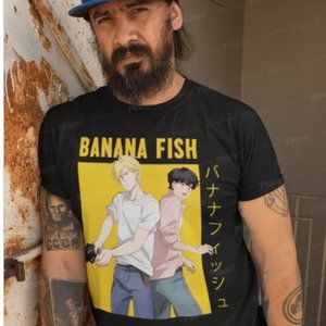 ASH & EIJI BANANA ANIME SHIRT